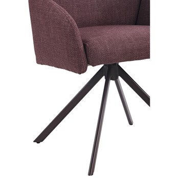 Stolička HOLLY S vínová, sada 2 ks 10