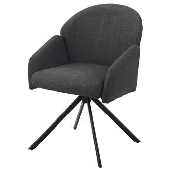 Stolička HOLLY S antracitová, sada 2 ks 4