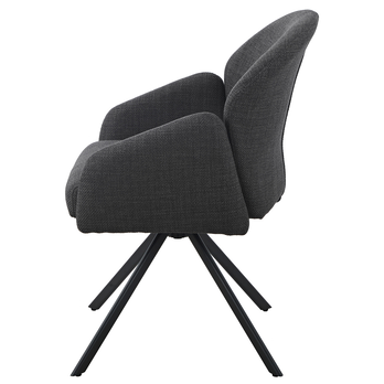 Stolička HOLLY S antracitová, sada 2 ks 5