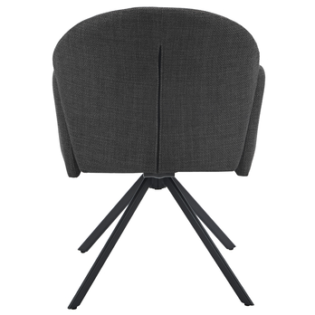 Stolička HOLLY S antracitová, sada 2 ks 6