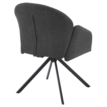 Stolička HOLLY S antracitová, sada 2 ks 7