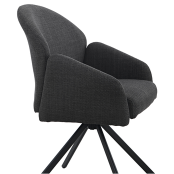 Stolička HOLLY S antracitová, sada 2 ks 8