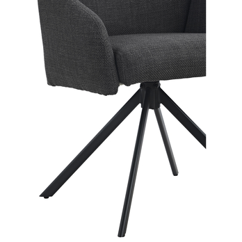 Stolička HOLLY S antracitová, sada 2 ks 10