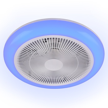 Stropné LED svietidlo s ventilátorom HOLMSUNG biela 1