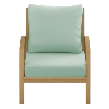 Záhradná zostava HOLSTEIN teak/zelená 7