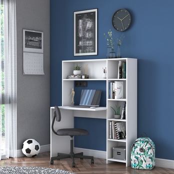 Písací stôl HOME biela 2