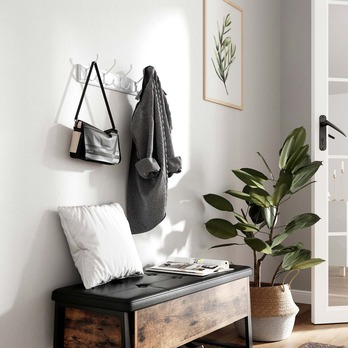 Nástenný vešiak HOOK biela 1