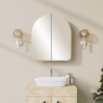 Zrkadlová skrinka HOPE prírodná 2