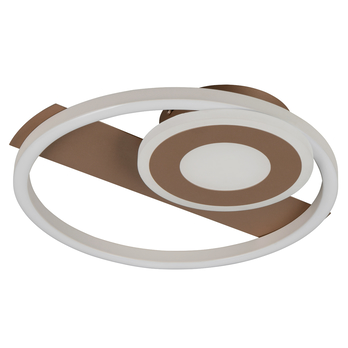 Stropné LED svietidlo HORUS cappuccino/biela 1