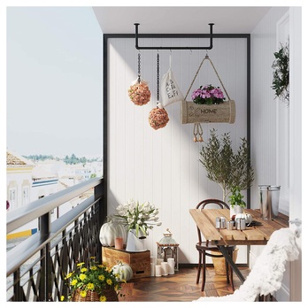 Rúrkový vešiak HSR67BK čierna 2