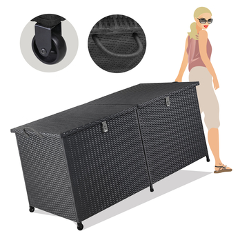 Záhradný box HUBAU čierna 2