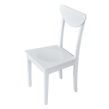 Jedálenská stolička HUBO 3D biela 1