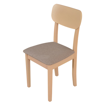 Jedálenská stolička HUBO 4 dub sonoma/béžová 1