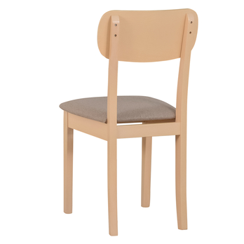 Jedálenská stolička HUBO 4 dub sonoma/béžová 2
