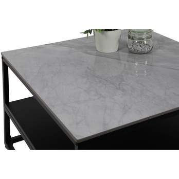 Konferenčný stolík HUGO sivá/čierna 2