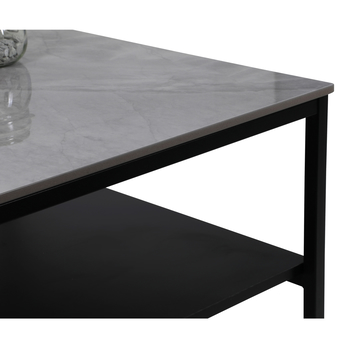 Konferenčný stolík HUGO sivá/čierna 4