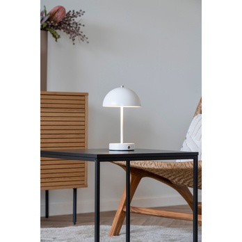 Stolná LED lampa HULT biela 1