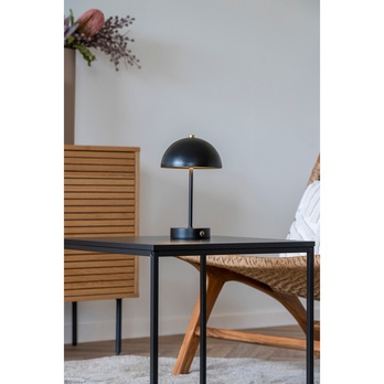 Stolná LED lampa HULT čierna 1
