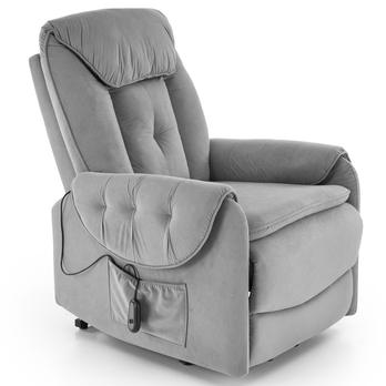 Relaxačné kreslo HURTUN sivá 4