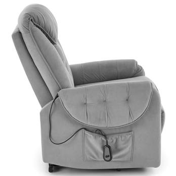 Relaxačné kreslo HURTUN sivá 5