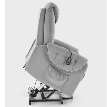 Relaxačné kreslo HURTUN sivá 7