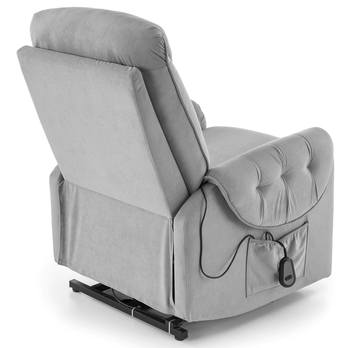 Relaxačné kreslo HURTUN sivá 8