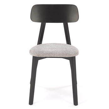 Jedálenská stolička HYLU čierna/sivá 1