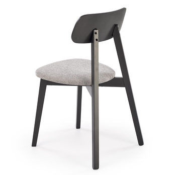 Jedálenská stolička HYLU čierna/sivá 4