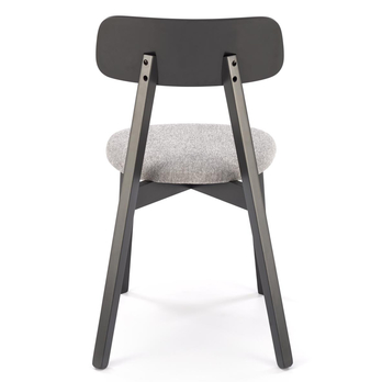 Jedálenská stolička HYLU čierna/sivá 5