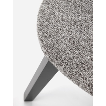 Jedálenská stolička HYLU čierna/sivá 7