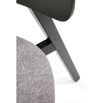 Jedálenská stolička HYLU čierna/sivá 9