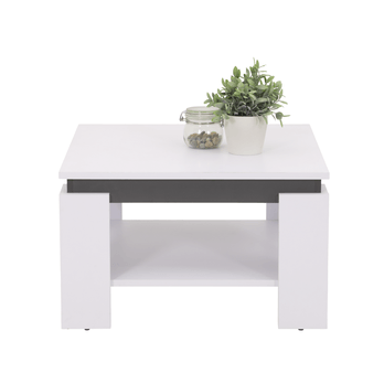 Konferenčný stolík IAN biela/antracitová 1