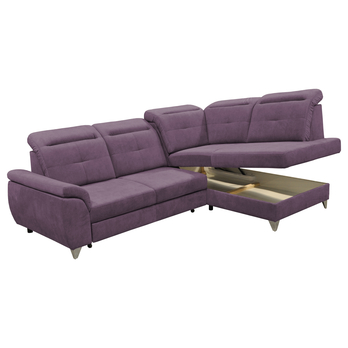 Sedacia súprava IBIZA III pravá, fialová 2