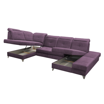 Sedacia súprava IBIZA IV pravá, fialová 2