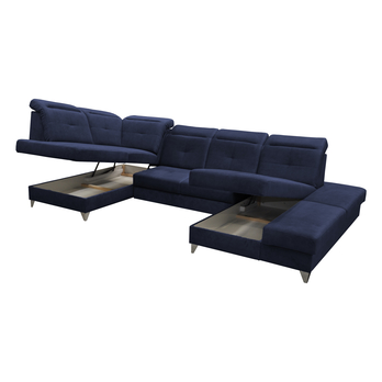 Sedacia súprava IBIZA IV pravá, tmavomodrá 2