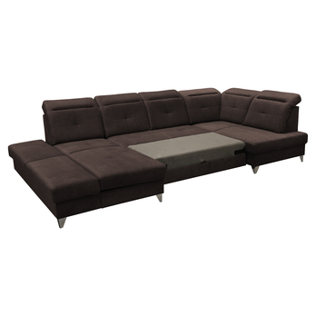 Sedacia súprava IBIZA IV pravá, hnedá 1