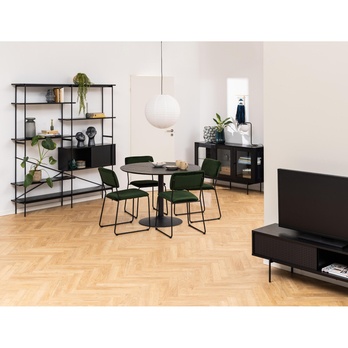 Jedálenský stôl IBIZA čierna 9