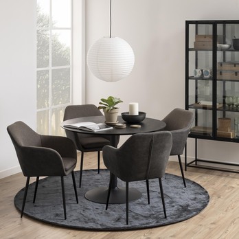 Jedálenský stôl IBIZA čierna 10