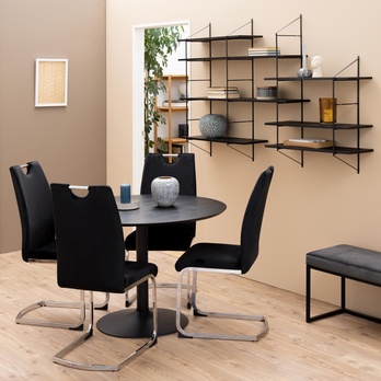 Jedálenský stôl IBIZA čierna 1