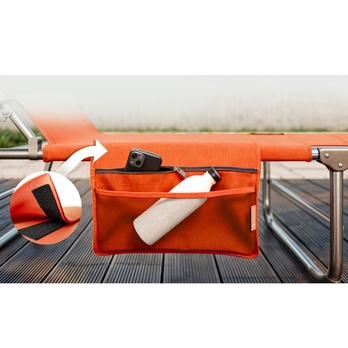 Záhradné ležadlo IBIZA oranžová 4