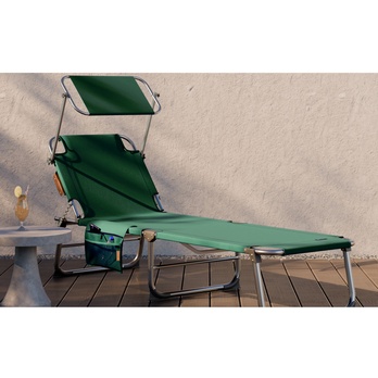 Záhradné ležadlo IBIZA zelená 1