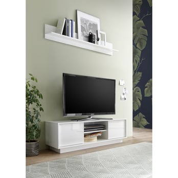 TV komoda ICE 1 biela lesklá 3
