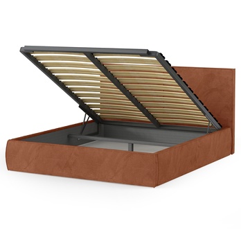 Posteľ s roštom ICOL terakota, 160x200 cm 2