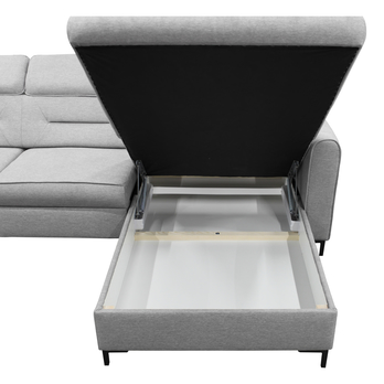 Sedacia súprava ICON pravá, svetlosivá 3