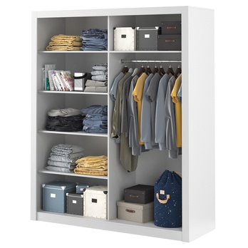 Šatníková skriňa IDEA 02 matná biela 2