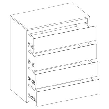 Komoda IDEA 06 biela 1