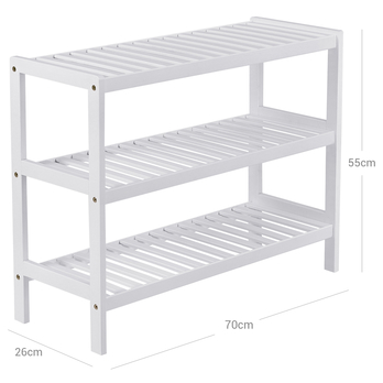 Polica na topánky IDEAL biela 5