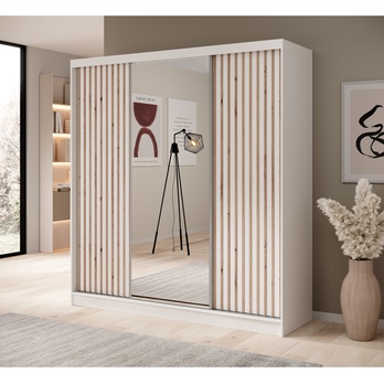 Šatníková skriňa IDIN biela 1