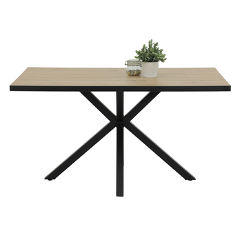 Jedálenská zostava IDZI dub artisan/antracitová 1