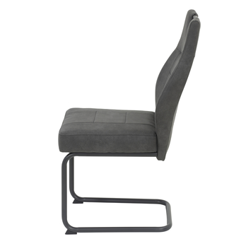 Jedálenská zostava IDZI dub artisan/antracitová 6